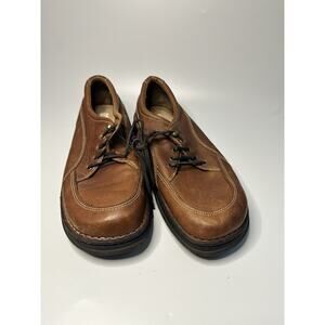 Men’s Cherokee Brown Leather Oxford Casual Walking Shoes Size: 12